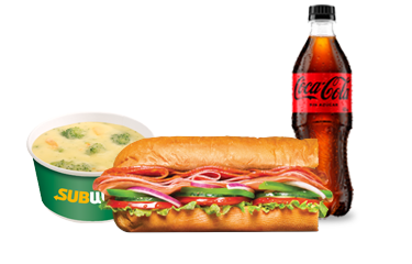 Combo del Día Miércoles - Italiano B.M.T Sub + Sopa