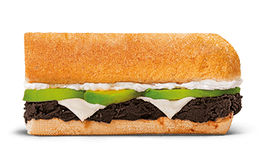Sub Frijoles con Aguacate Queso y Natilla